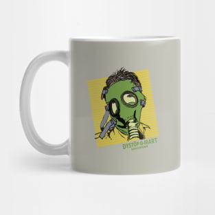 Gas Mask Logo Fashionista, a Dystopomart Accessory Mug